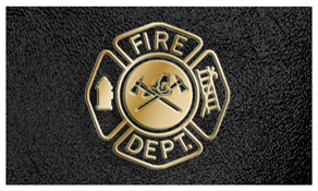 DNSEMP-C-418-SH-BK Fire Department Shimmer Black